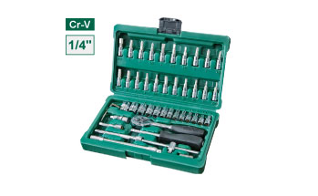 46 件 6.3MM 系列套筒組套